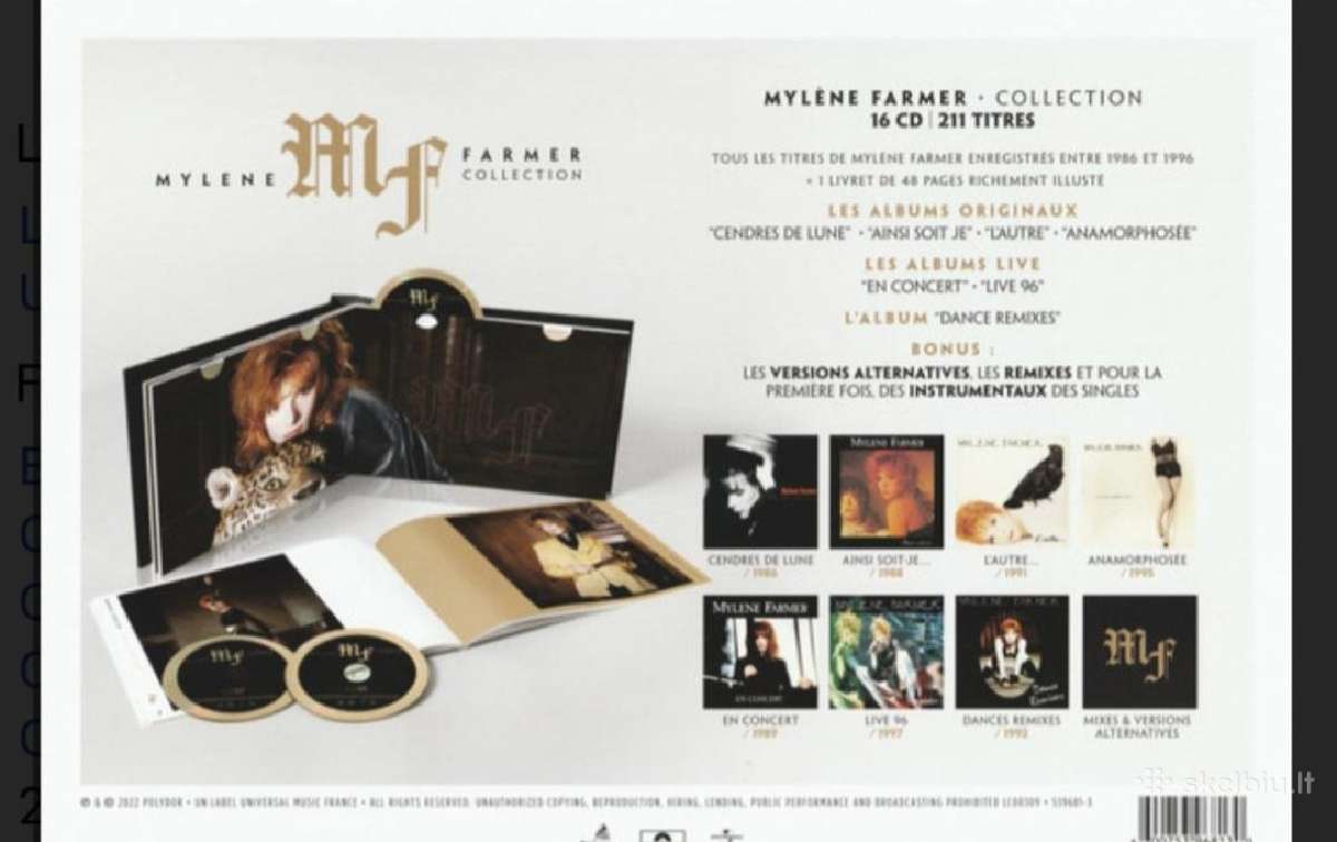 Mylene Farmer Diskai 16 (16cd) - nuotraukos Nr. 2