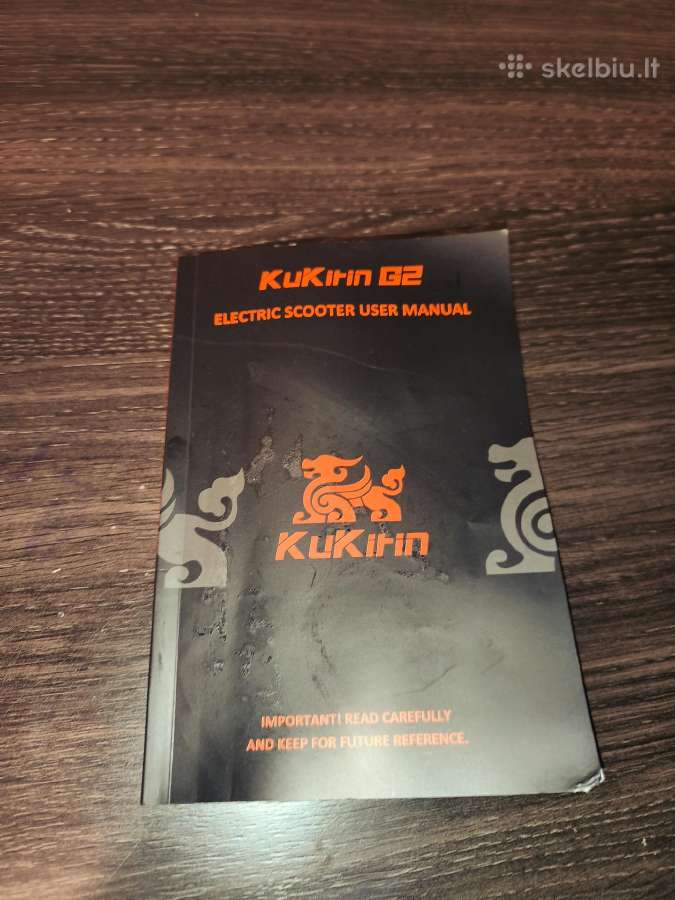 Kukirin g2 knygele