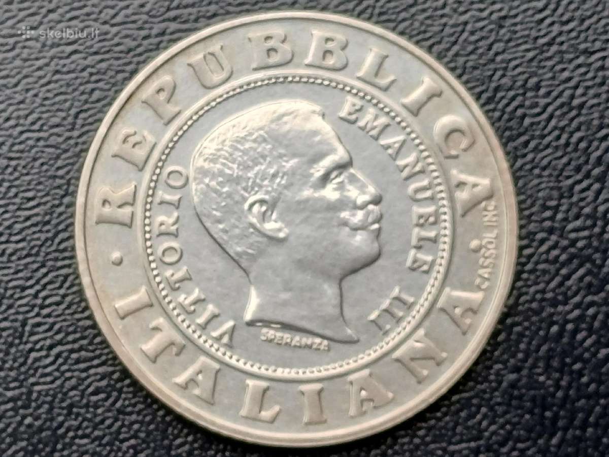 1 lira 1999m. Italija sidabras - nuotraukos Nr. 2