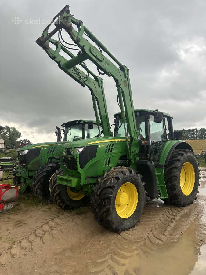 Traktorius john deere 6150r ir 6150m su krautuvu