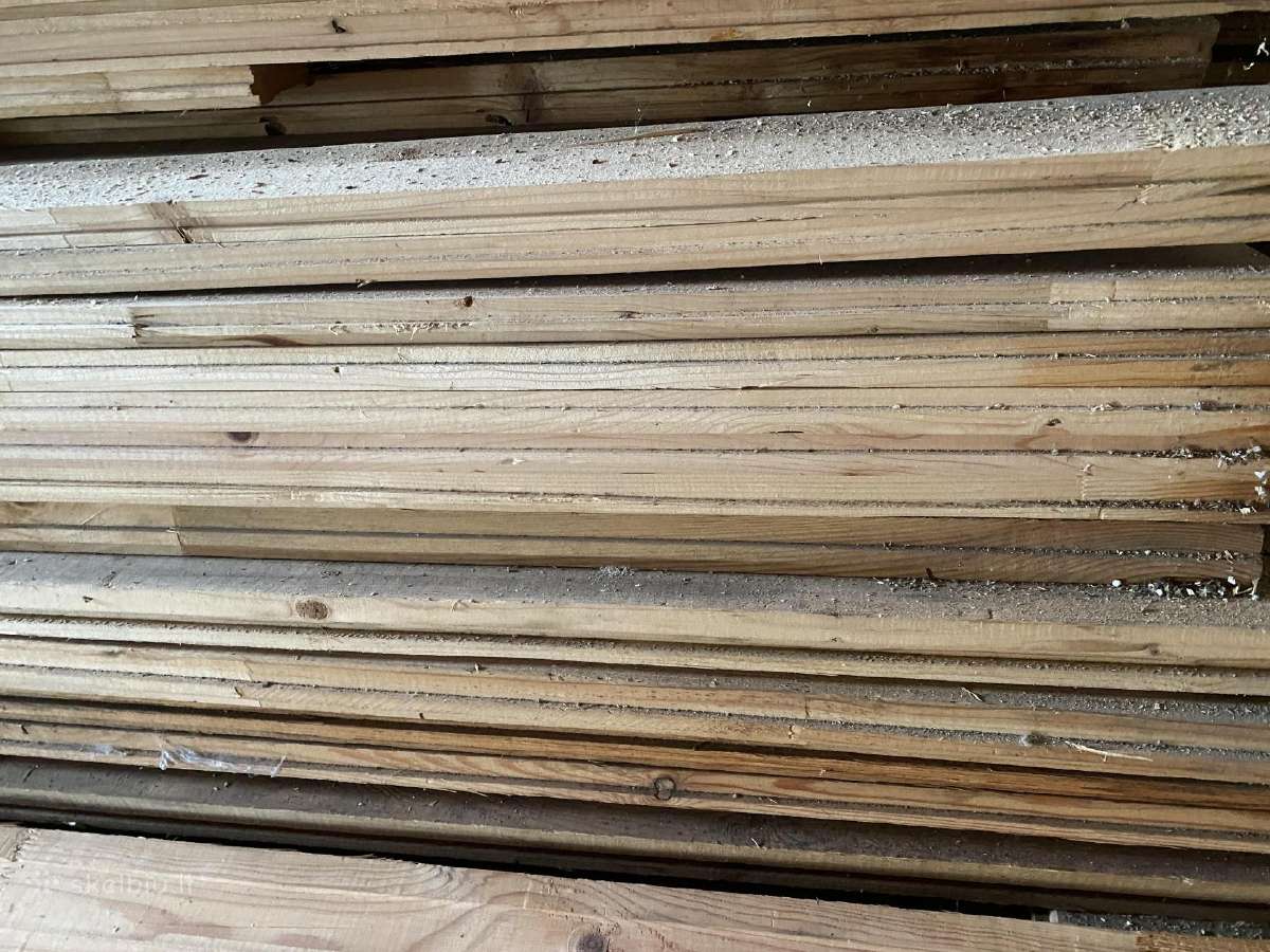 Statybinė Mediena, pakalimo lentos, 5m ilg, 4.37m3 - nuotraukos Nr. 16