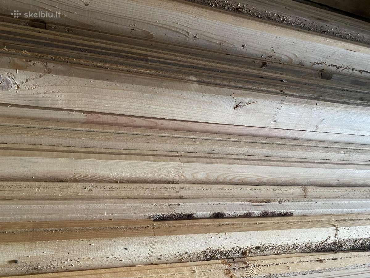 Statybinė Mediena, pakalimo lentos, 5m ilg, 4.37m3 - nuotraukos Nr. 20