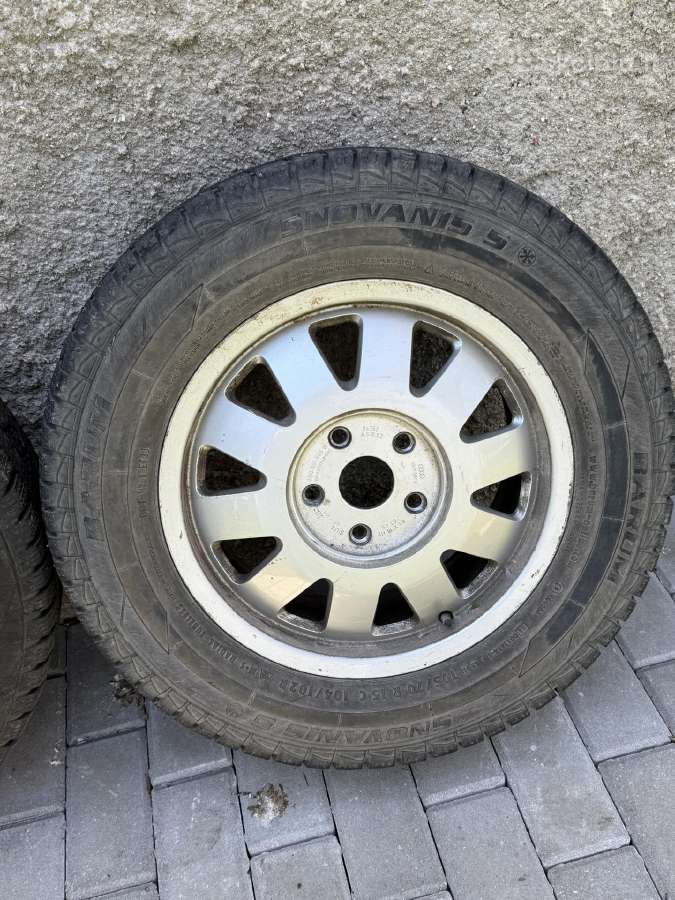 Padangos su ratlankiais audi a4 205/70 r15