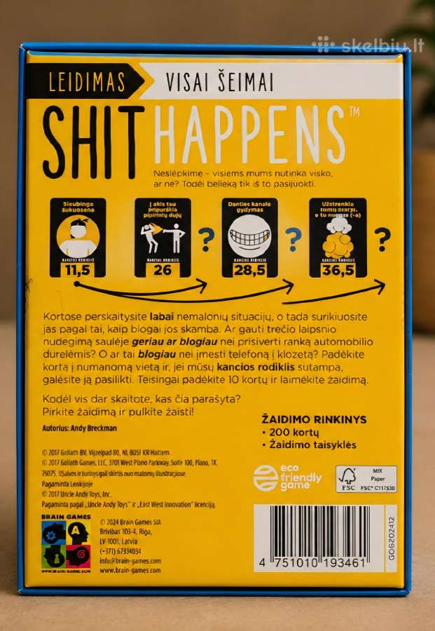 Stalo Žaidimas Shit Happens 2025 - nuotraukos Nr. 2