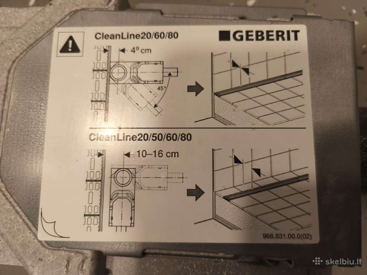 Geberit cleanline - nuotraukos Nr. 3
