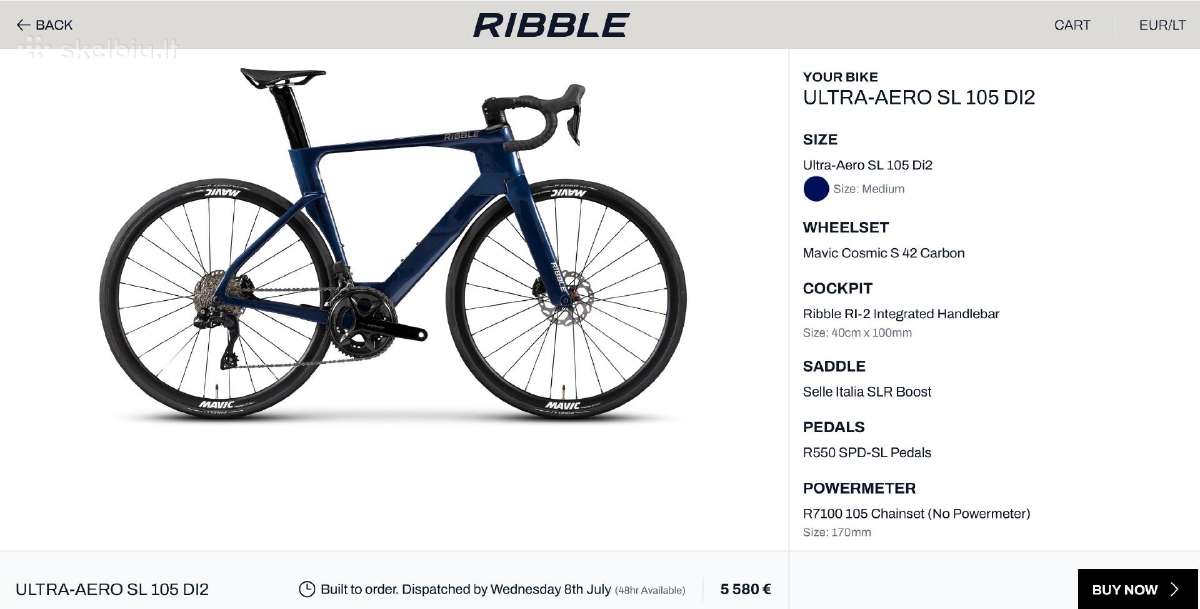 Ribble Aero Dviratis m/l dydis - nuotraukos Nr. 15