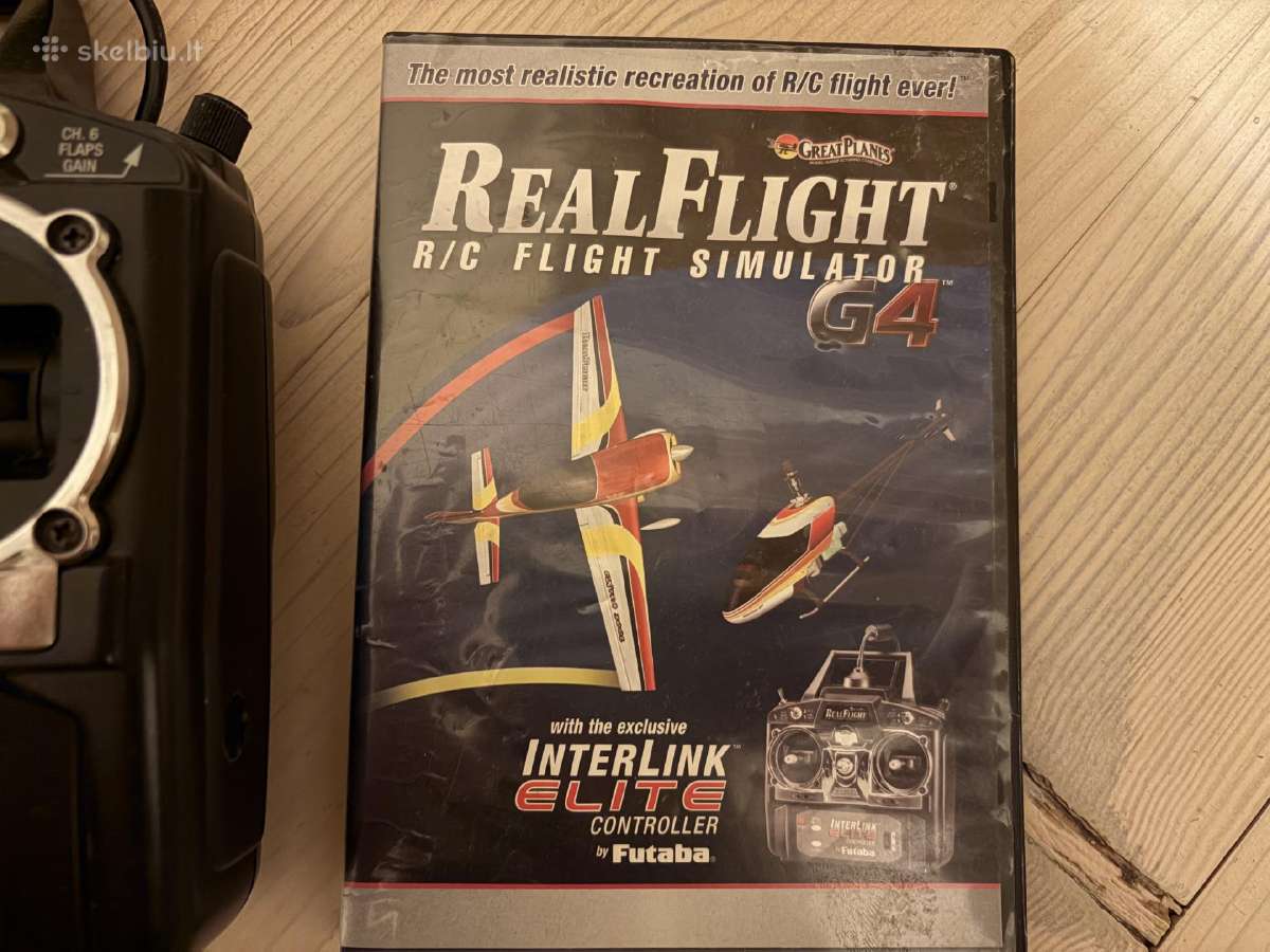 Parduodamas originalus Realflight G4 R/c Flight Si - nuotraukos Nr. 3
