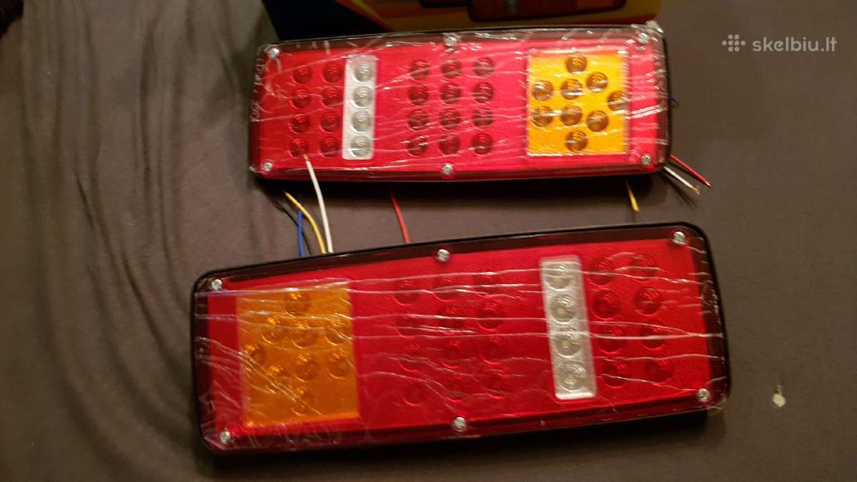 LED lempos priekabai