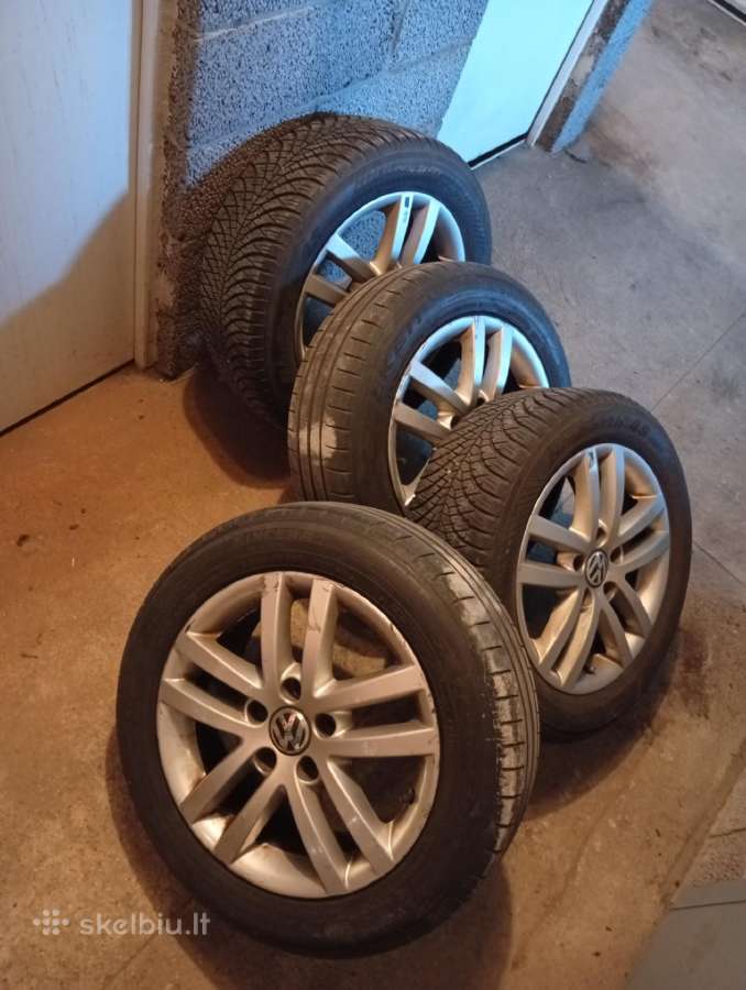 Volkswagen Touran lieti ratlankiai 205/55/r16 - nuotraukos Nr. 3