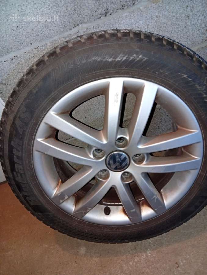Volkswagen Touran lieti ratlankiai 205/55/r16 - nuotraukos Nr. 7