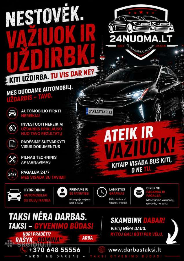 Taksi Vairuotojai Vilniuje Ir Panevėžyje
