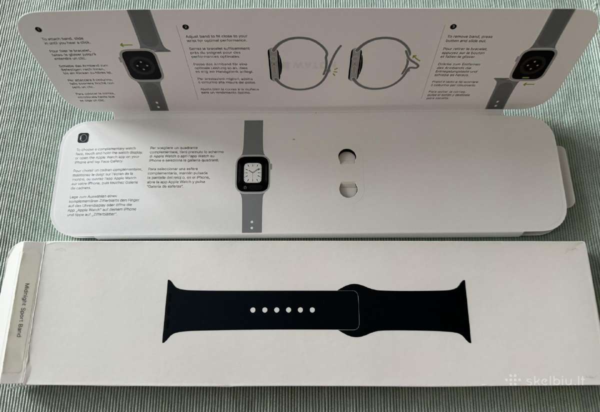 Apple Watch Midnight Sport band 45 mm apyrankė - nuotraukos Nr. 2