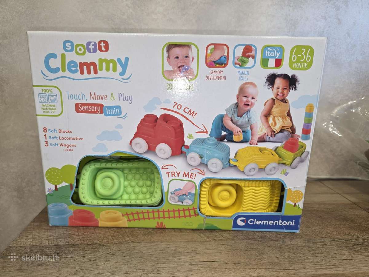 Žaislinis traukinys Clementoni "Sensory train"