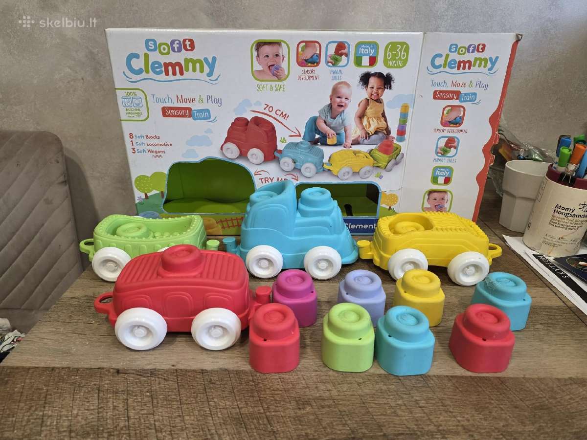 Žaislinis traukinys Clementoni "Sensory train" - nuotraukos Nr. 2