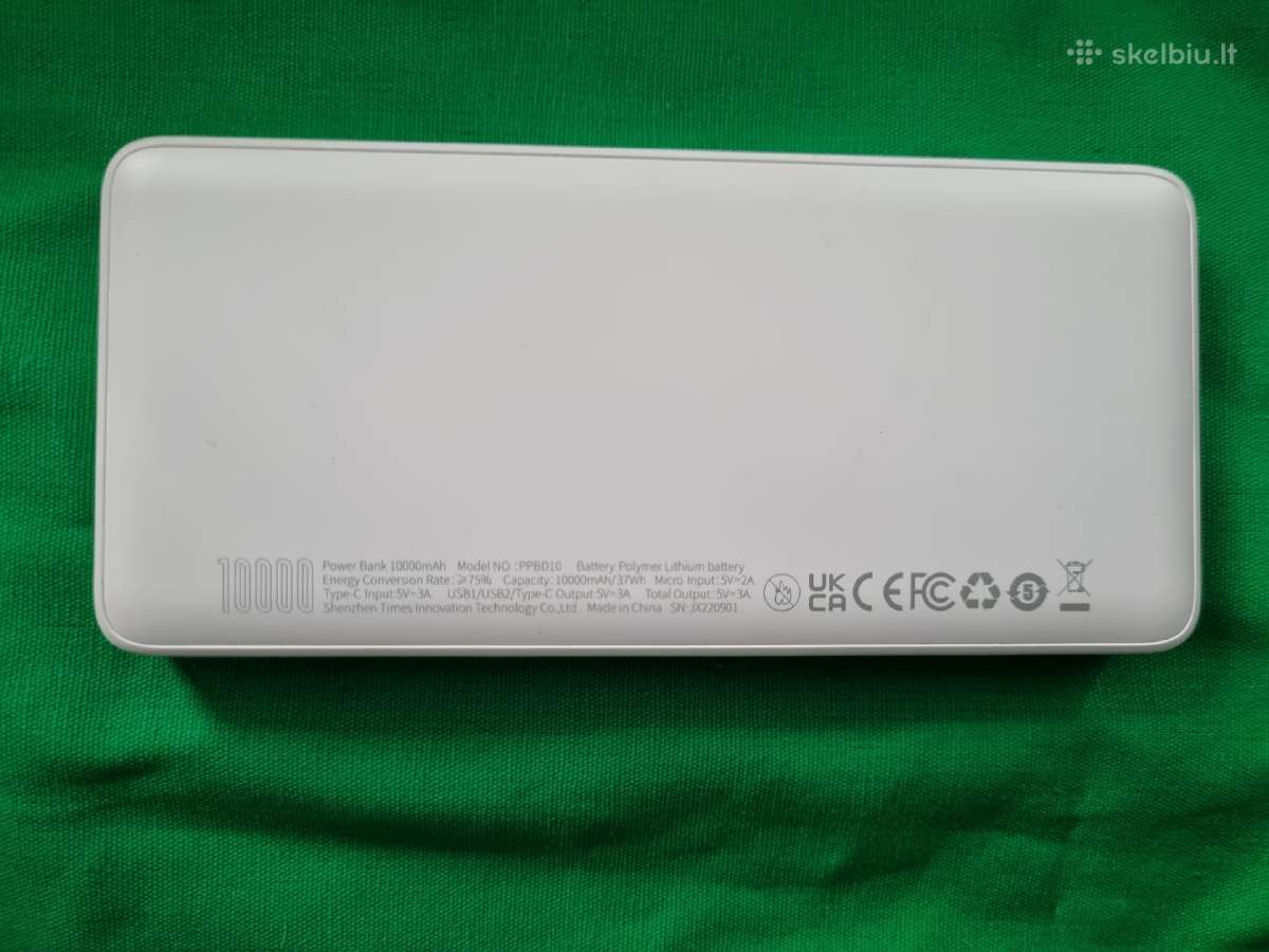10000mah Power Bank / išorinė baterija - nuotraukos Nr. 2