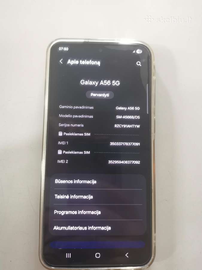 Samsung galaxy A56