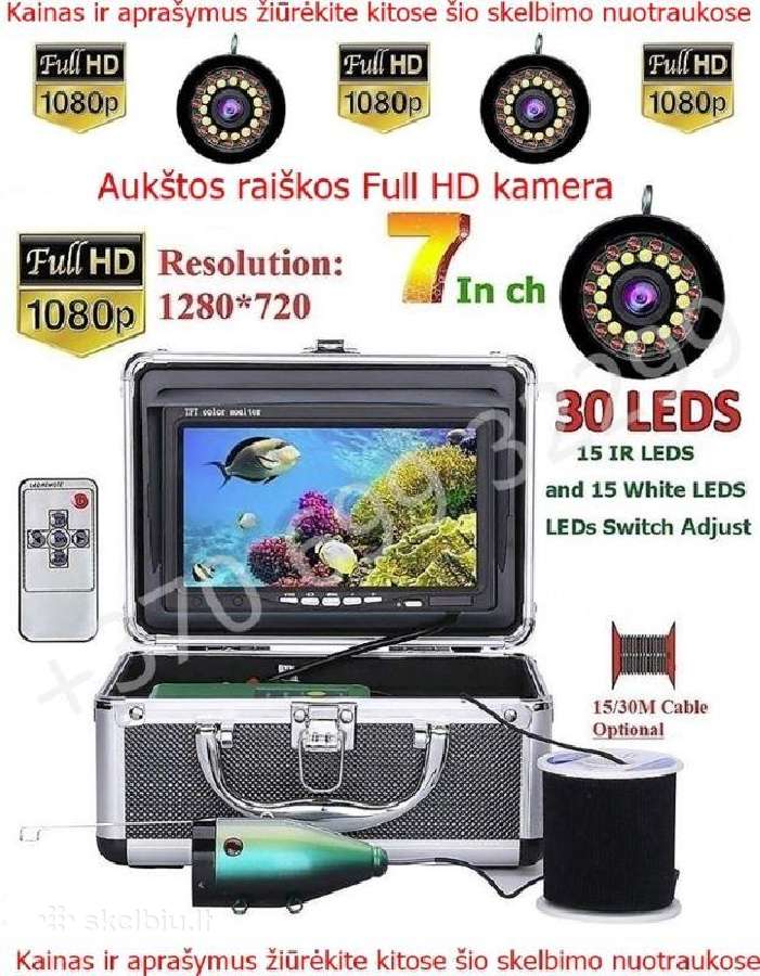 Povandeninė kamera Full HD Aukštos raiškos