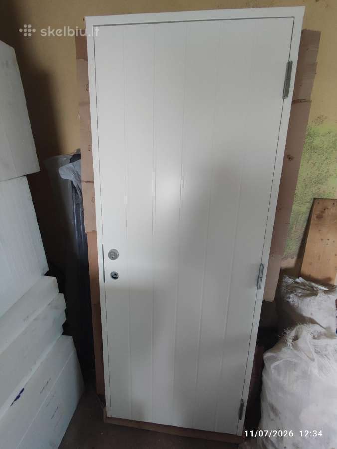 Skandinaviškos lauko durys, kairinės, 90x210 - nuotraukos Nr. 3