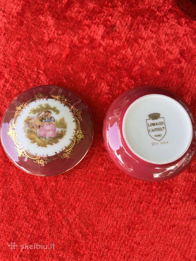 Limoges porceliano dėžutė - nuotraukos Nr. 3