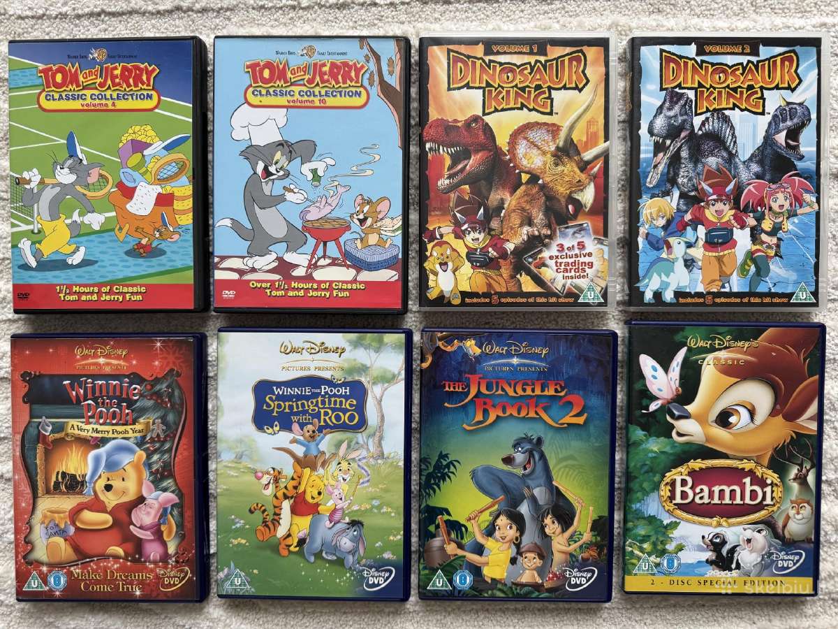 Animaciniai filmai Dvd
