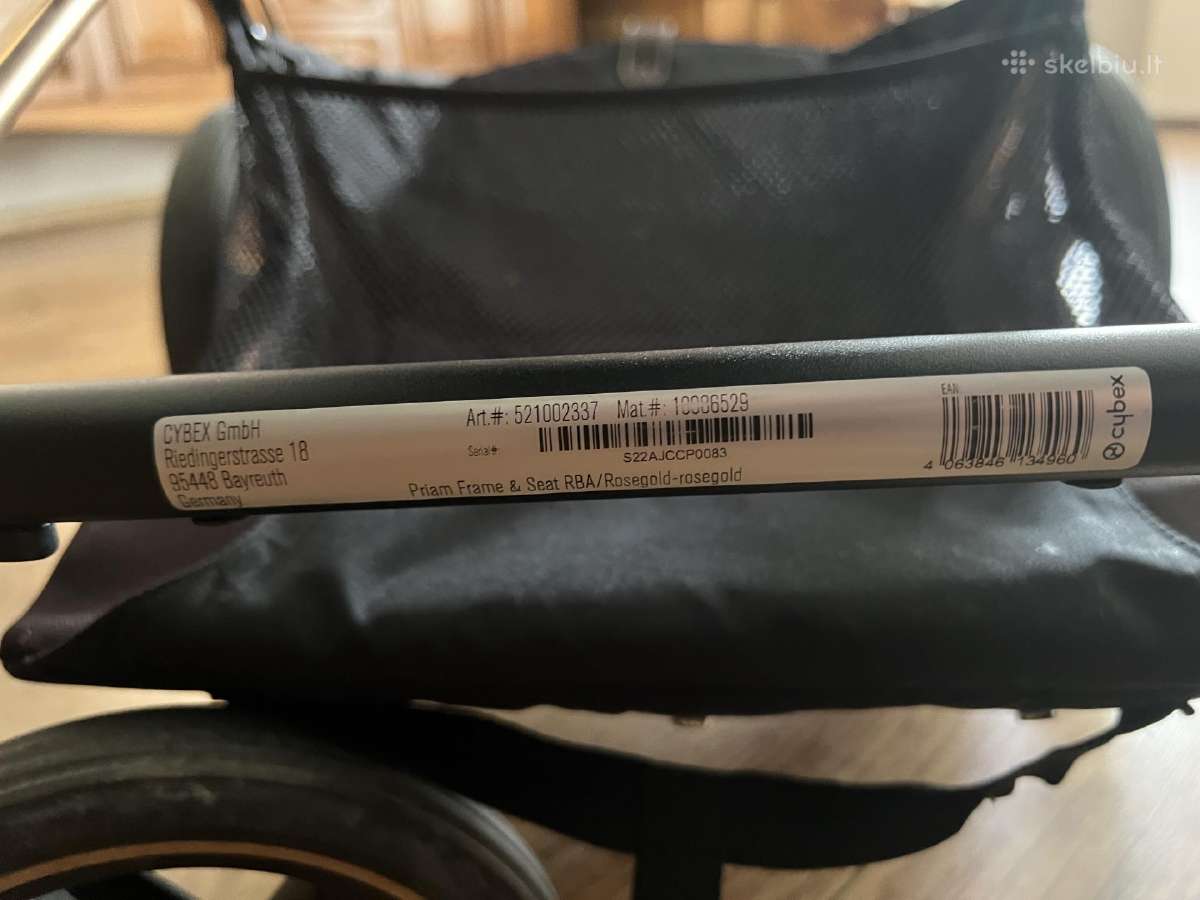 Cybex Priam Platnium Rose Gold - nuotraukos Nr. 10