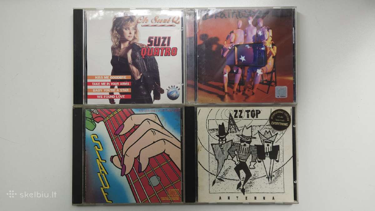 Originalūs audio CD - pop, rock.