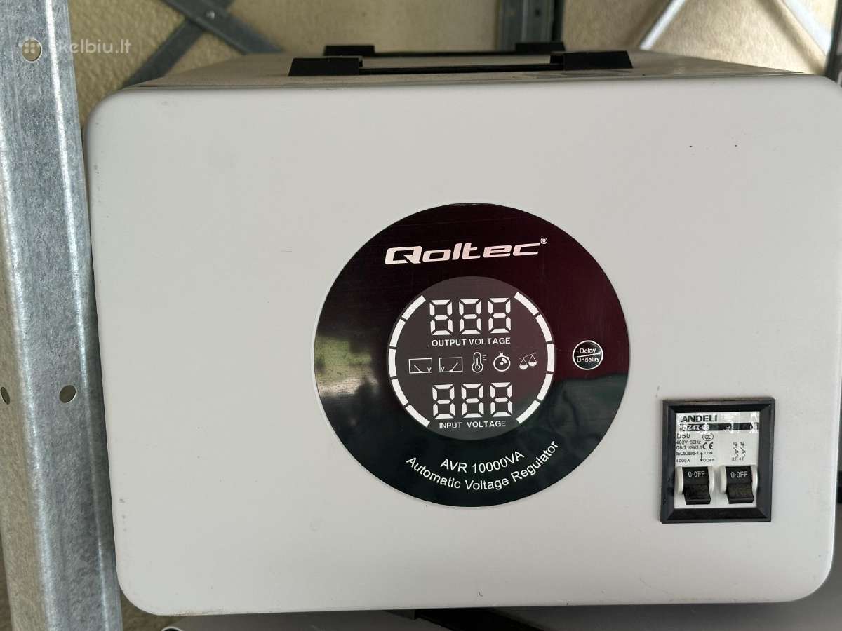 Elektros itampos stabilizatorius Qoltec - 10000 Va