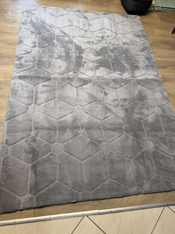 Naujas pilkas kilimas 160x227