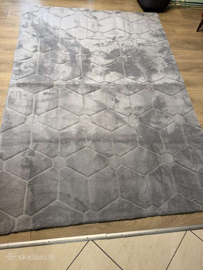 Naujas pilkas kilimas 160x227 - nuotraukos Nr. 5