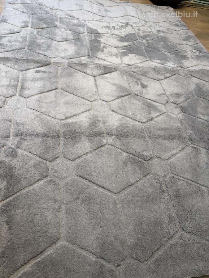 Naujas pilkas kilimas 160x227 - nuotraukos Nr. 7