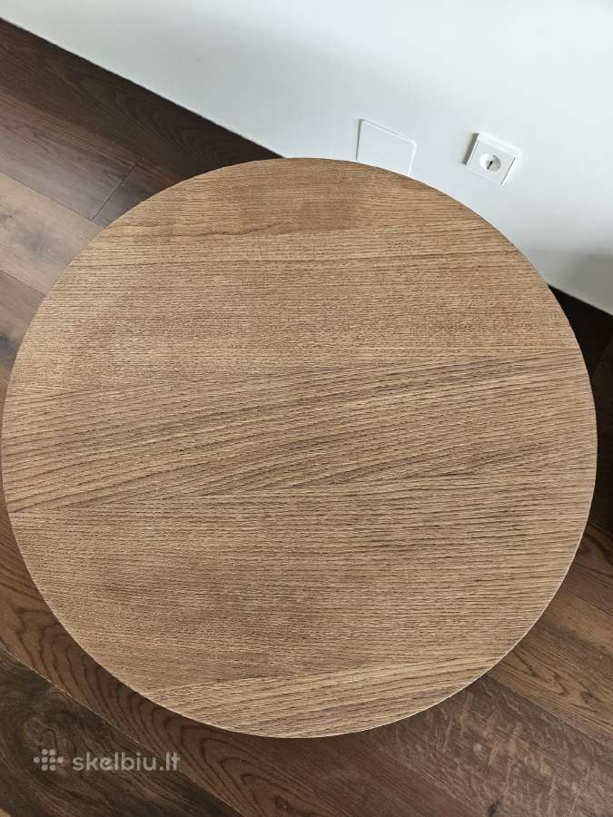 Naujas ąžuolo kavos staliukas 80 cm - nuotraukos Nr. 8