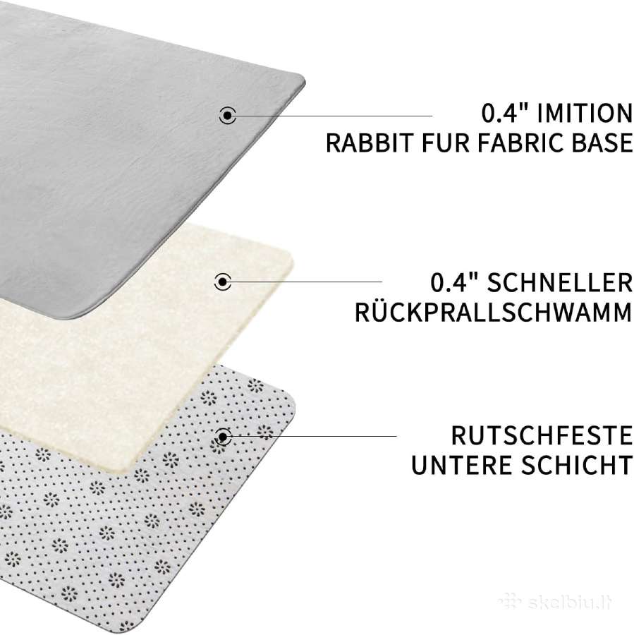 Naujas pilkas kilimas 275 x 370 cm - nuotraukos Nr. 5
