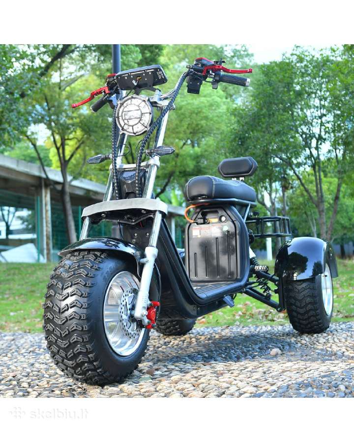 Elektrinis triratis čioperis motoroleris 4000w - nuotraukos Nr. 3