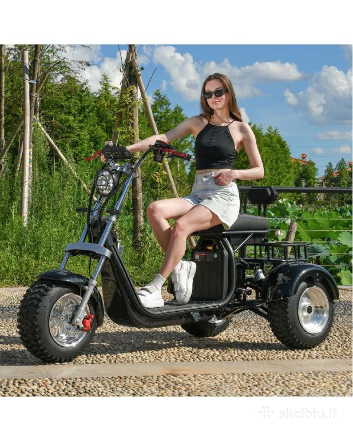Elektrinis triratis čioperis motoroleris 4000w - nuotraukos Nr. 2