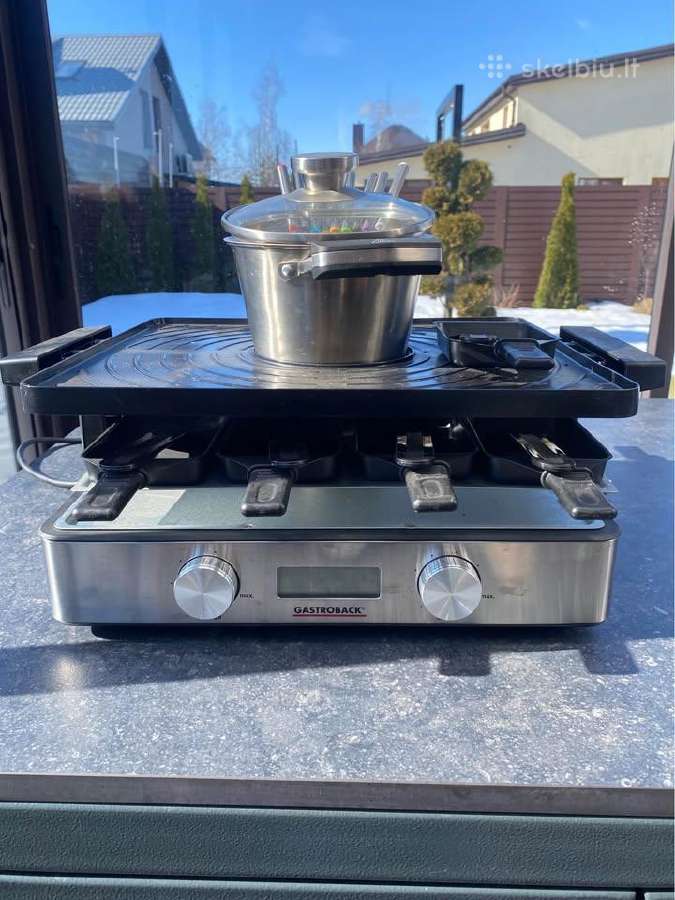Atviras grilis Gastroback Raclette & Fondue