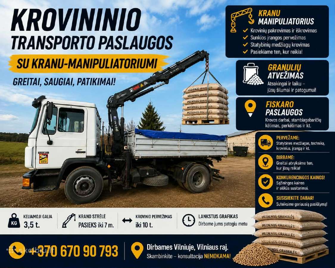 Savivarcio fiskaro 2ašių paslaugos iki 10t ar6kub - nuotraukos Nr. 5