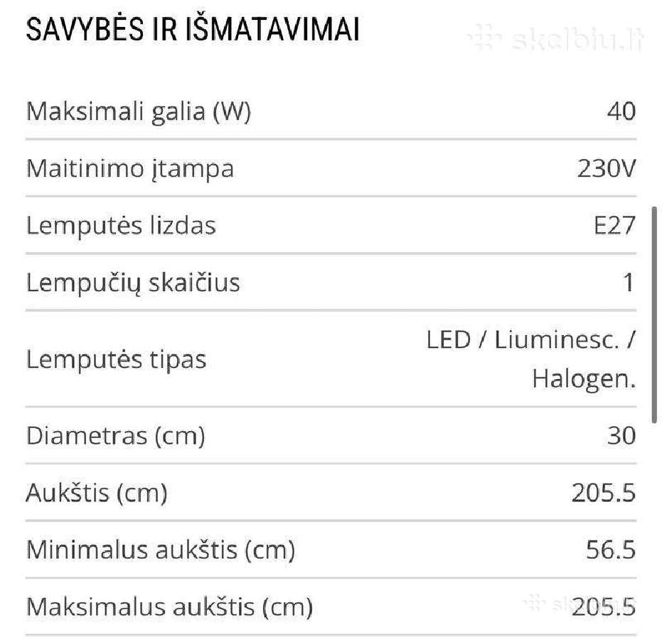Mantra Jarras pakabinami šviestuvai - nuotraukos Nr. 10