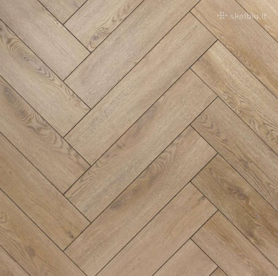 Alsapan Praline Oak Herringbone 535 Grindų danga - nuotraukos Nr. 2
