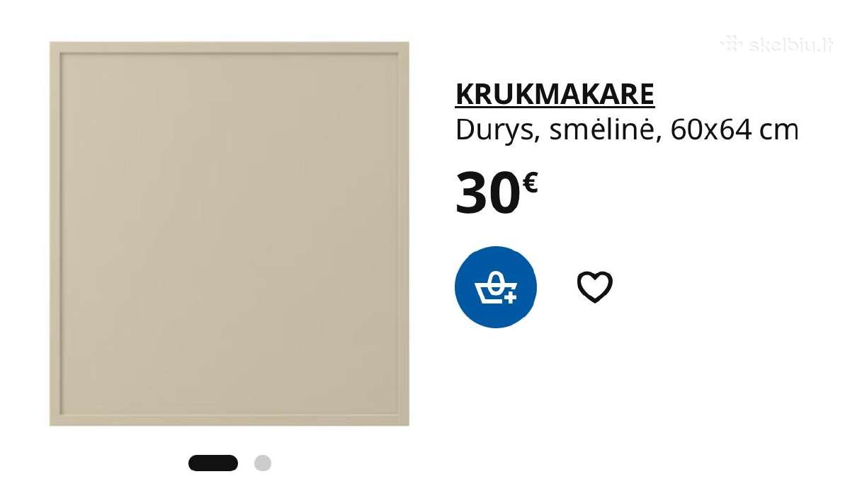 Ikea Krukmakare fasadas / durys (60x64) - nuotraukos Nr. 2