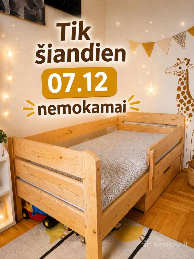 [Nemokamai 07.12] Vaikiška lova