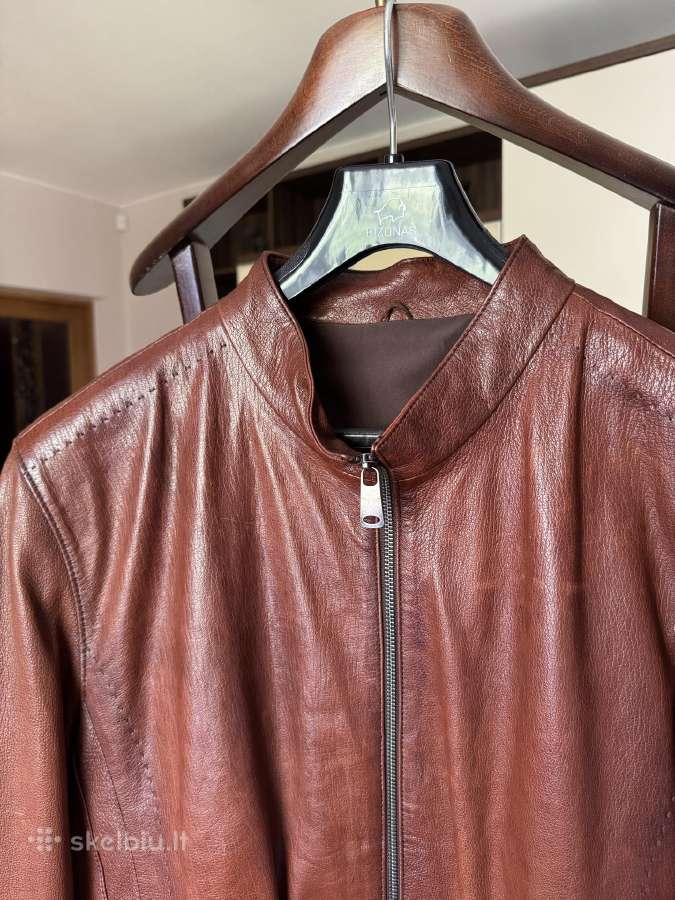 Nauja 5xl vyriška striukė iš natūralios odos - nuotraukos Nr. 3