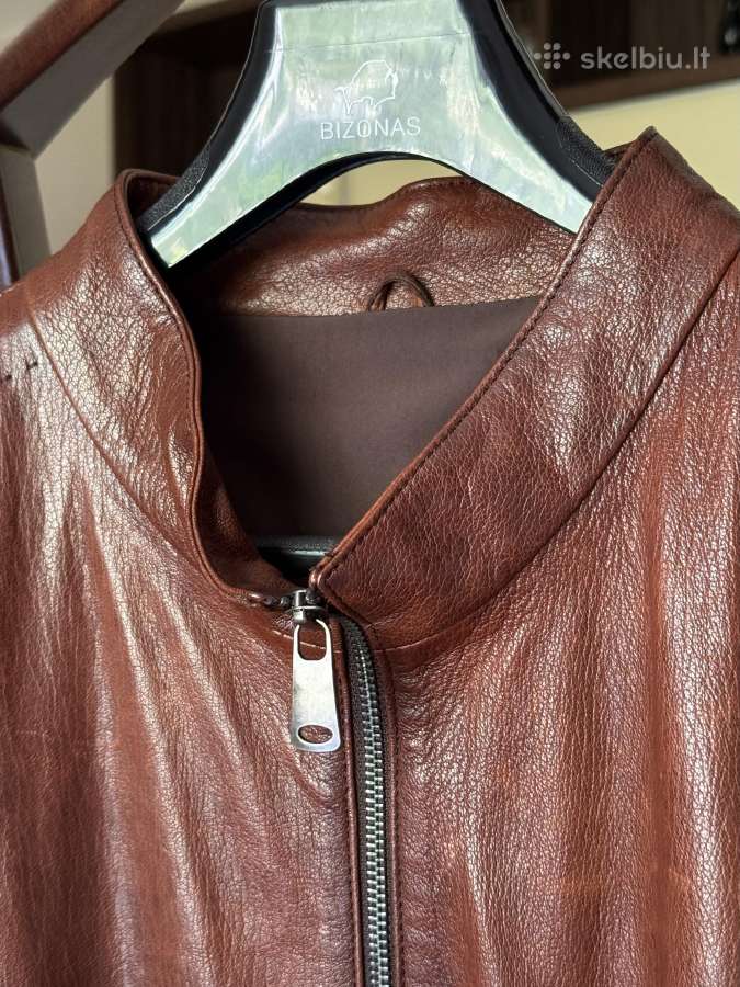 Nauja 5xl vyriška striukė iš natūralios odos - nuotraukos Nr. 4