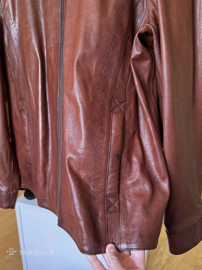 Nauja 5xl vyriška striukė iš natūralios odos - nuotraukos Nr. 10