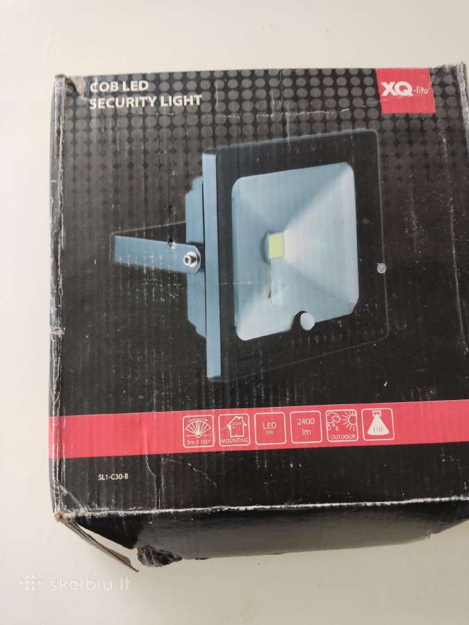Xq-lite Cob LED šviestuvas su judesio jutikliu