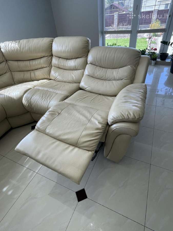 Odinė kampinė sofa - lova - nuotraukos Nr. 2