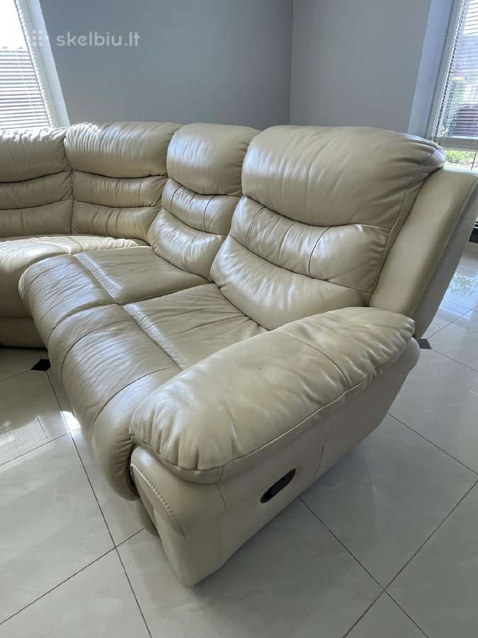 Odinė kampinė sofa - lova - nuotraukos Nr. 5