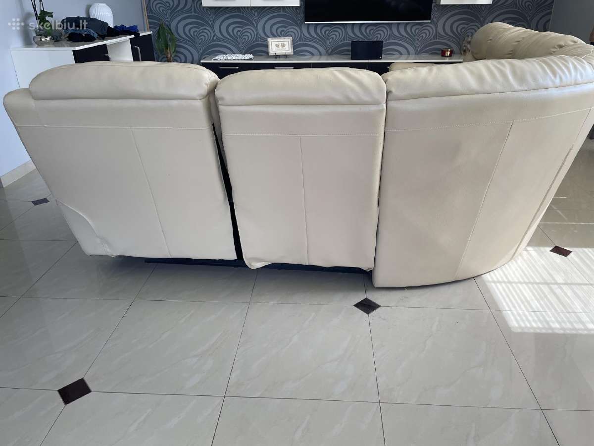 Odinė kampinė sofa - lova - nuotraukos Nr. 7