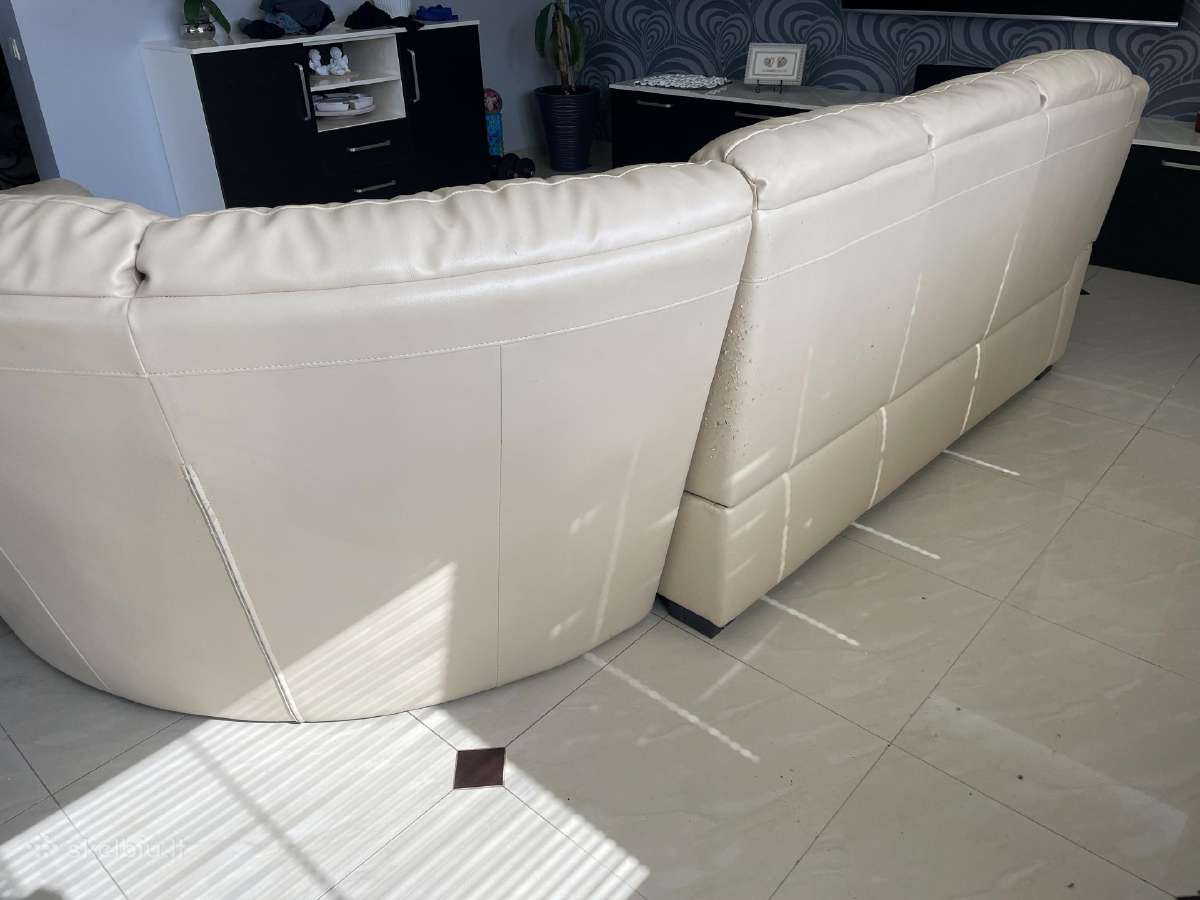 Odinė kampinė sofa - lova - nuotraukos Nr. 8