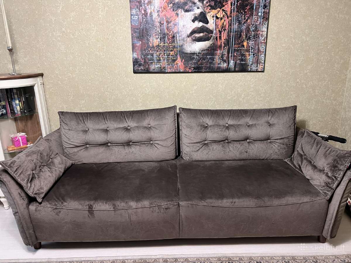 Magrės: sofa-lova ir fotelis „rubin 470€