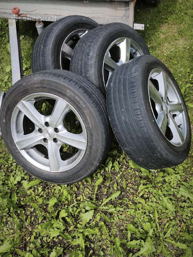 R16 ratlankiai su 205/55 padangomis